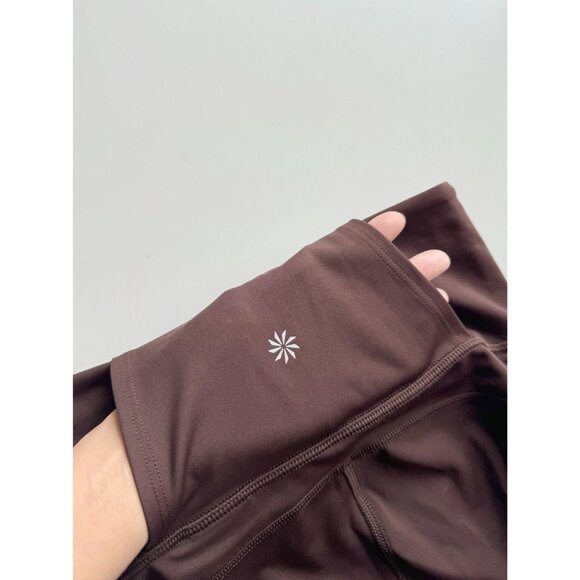 ATHLETA Ultimate Stash Crash Toasted Brown High Rise Ankle Leggings, Size XXS - Picture 9 of 16